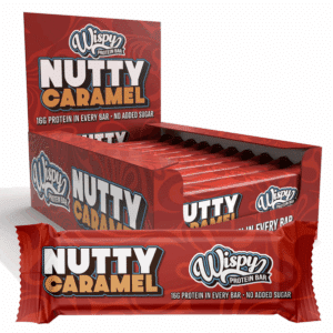 Wispy Protein Bar Nutty Caramel 10 x 55 gr