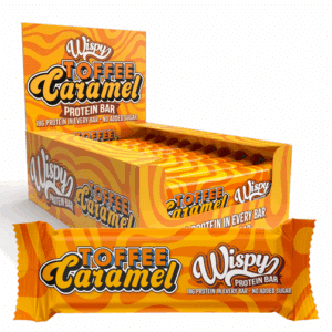 Wispy Protein Bar Toffee Caramel 10 x 55 gr